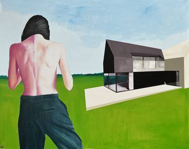 Original Figurative Home Paintings by Peter Vámosi - Vamosiart Group