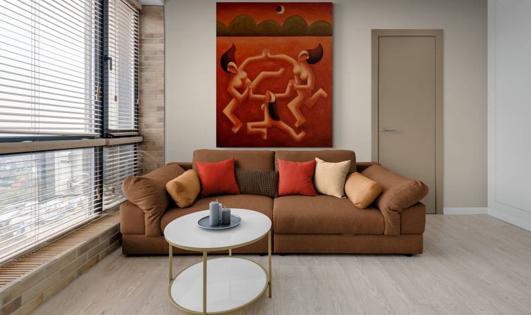 Original Figurative Music Painting by Peter Vamosi - Vamosiart Group