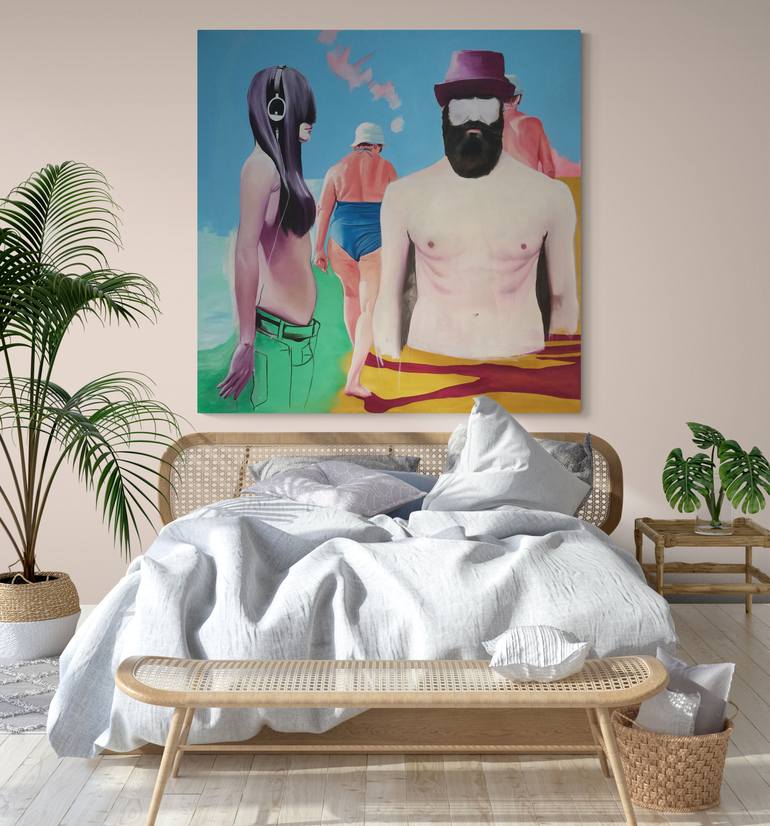 Original Figurative Body Painting by Vamosiart Gallery