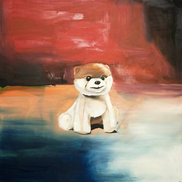 Original Pop Art Dogs Paintings by Peter Vámosi - VamosiArt group