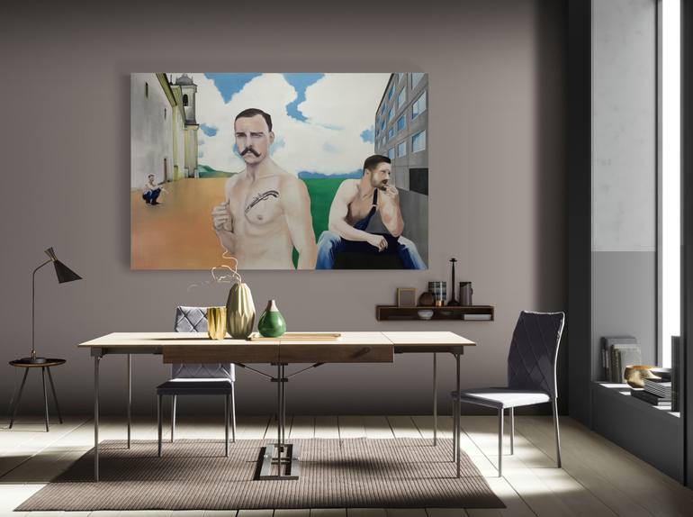 Original Figurative Body Painting by Vamosiart Gallery