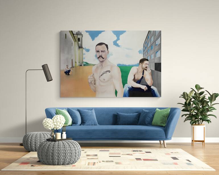 Original Figurative Body Painting by Vamosiart Gallery