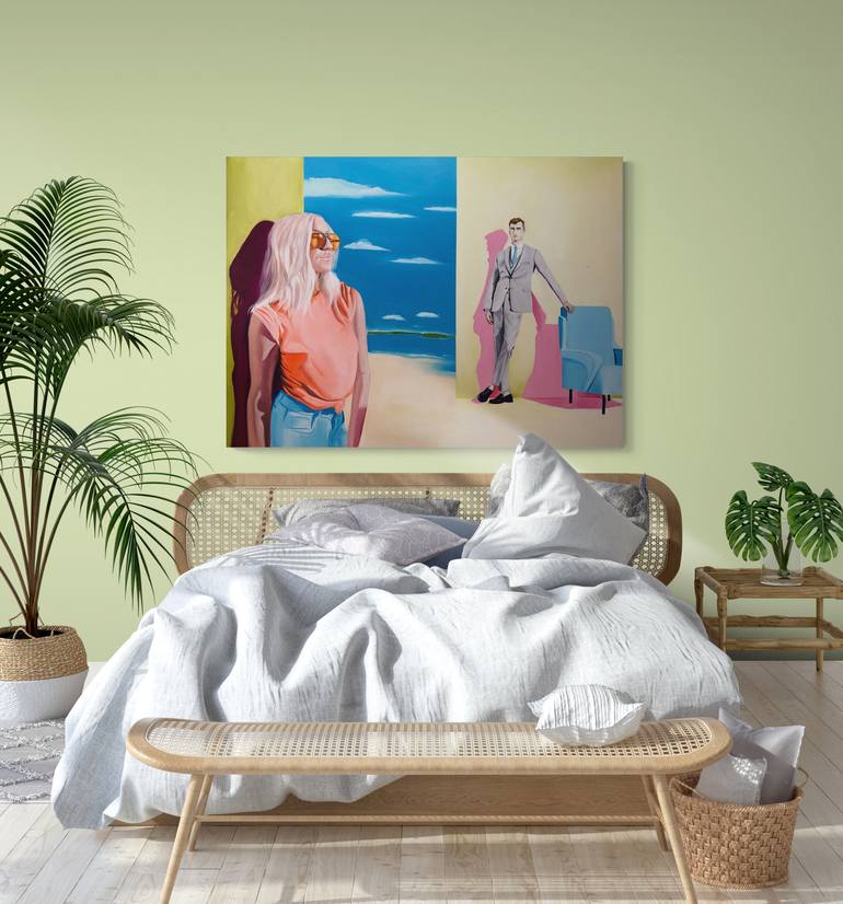 Original Figurative Love Painting by Vamosiart Gallery