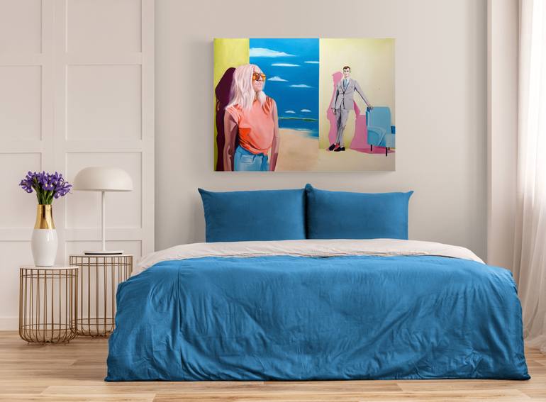 Original Figurative Love Painting by Vamosiart Gallery