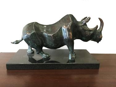 Black rhino by Kristof Toth thumb