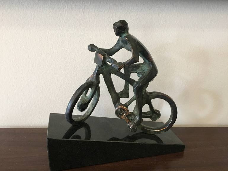 Original Bike Sculpture by Peter Vámosi - VamosiArt group