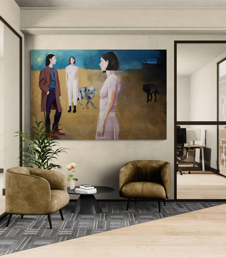 Original Figurative Fantasy Painting by Vamosiart Gallery