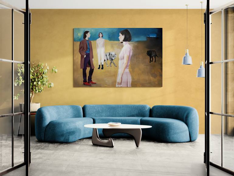 Original Figurative Fantasy Painting by Vamosiart Gallery