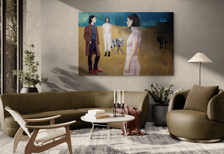 Original Figurative Fantasy Painting by Vamosiart Gallery