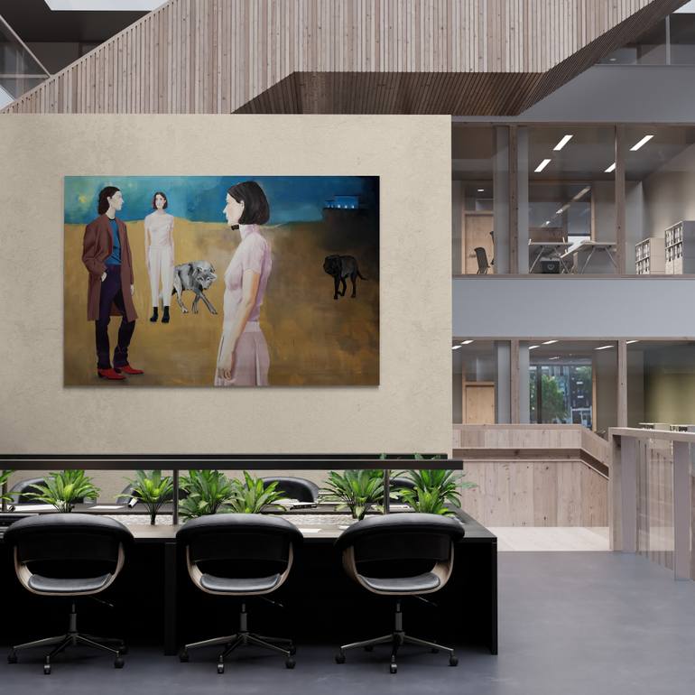 Original Figurative Fantasy Painting by Vamosiart Gallery