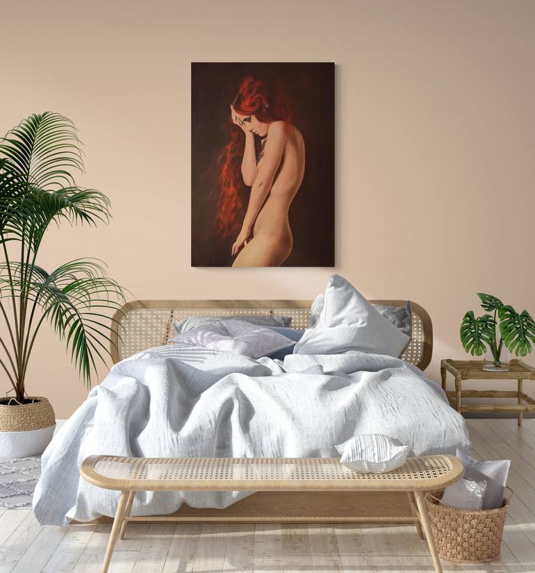 Original Nude Painting by Peter Vámosi - VamosiArt group