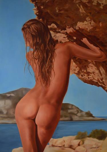 Print of Nude Paintings by Peter Vámosi - VamosiArt group