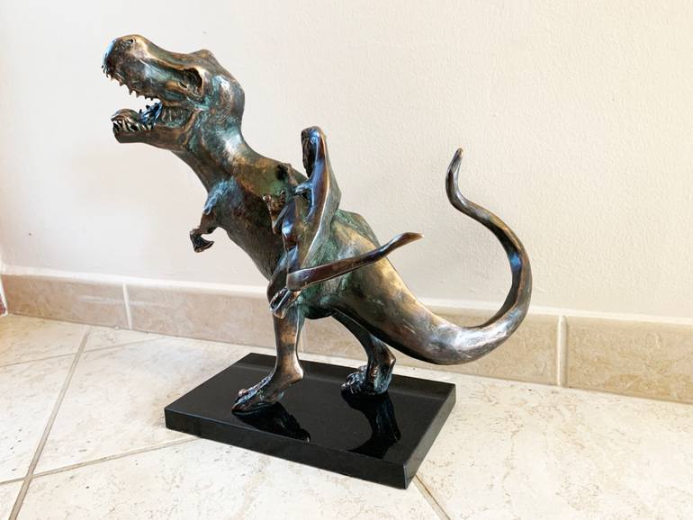 Original Cubism Animal Sculpture by Vamosiart Gallery