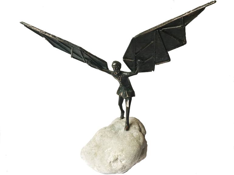 Original Figurative Classical mythology Sculpture by Peter Vámosi - VamosiArt group