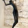 Tennis player, bronze sculpture by Kristof Toth