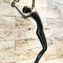 Tennis player, bronze sculpture by Kristof Toth