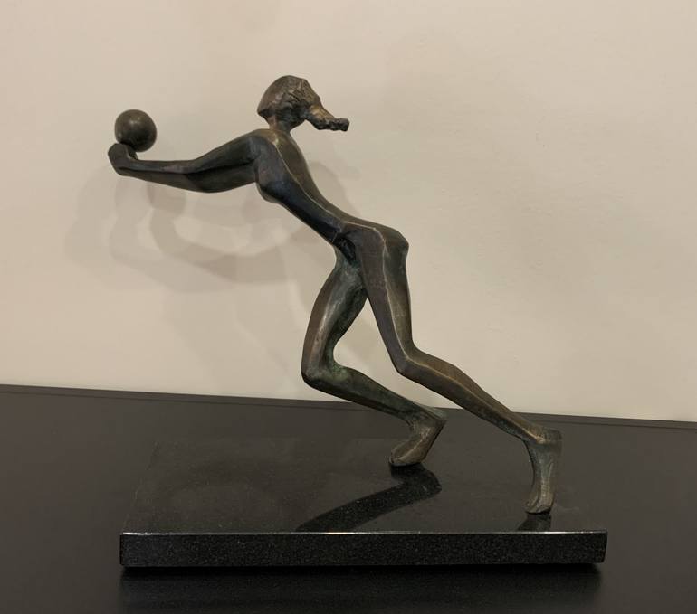 Original Cubism Sports Sculpture by Vamosiart Gallery