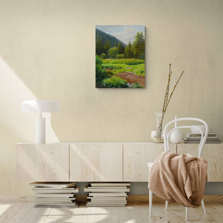 Original Photorealism Nature Painting by Peter Vámosi - VamosiArt group