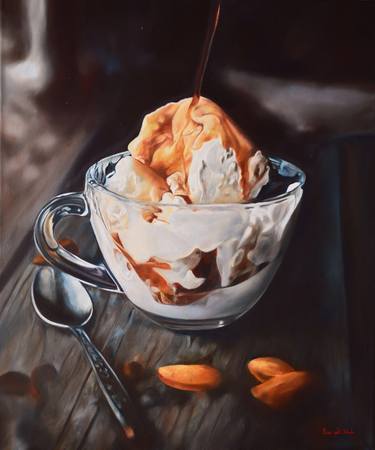 Print of Photorealism Food & Drink Paintings by Peter Vámosi - VamosiArt group