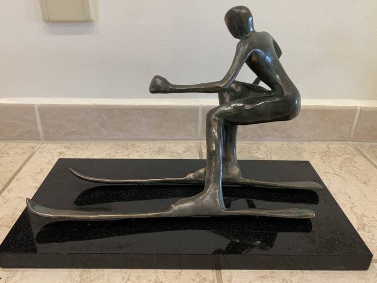 Original Cubism Sports Sculpture by Vamosiart Gallery