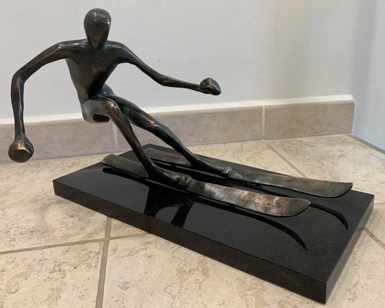 Original Figurative Sport Sculpture by Peter Vámosi - VamosiArt group
