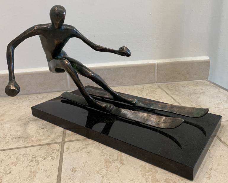 Original Cubism Sports Sculpture by Vamosiart Gallery