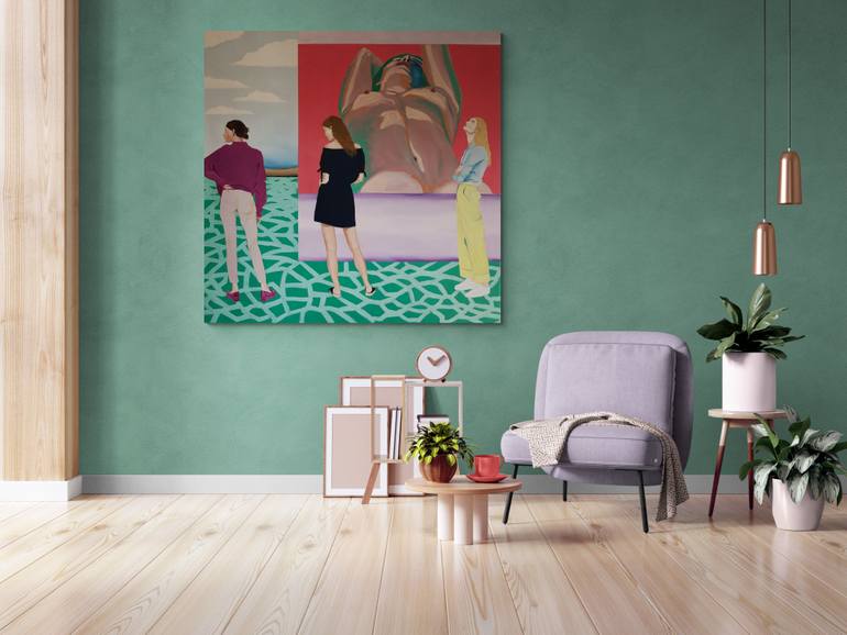 Original Contemporary Love Painting by Vamosiart Gallery