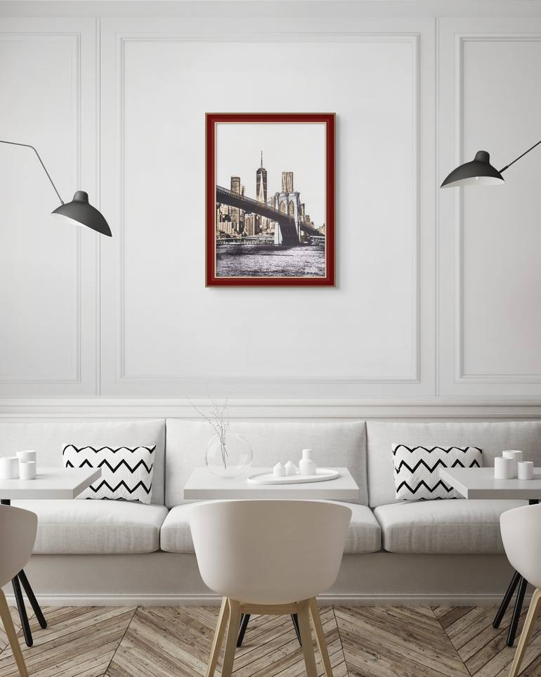 Original Black & White Architecture Mixed Media by Florin Mihai