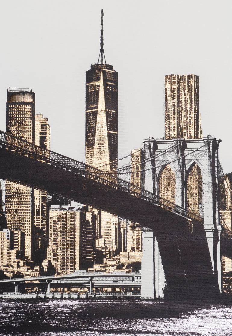 Original Black & White Architecture Mixed Media by Florin Mihai