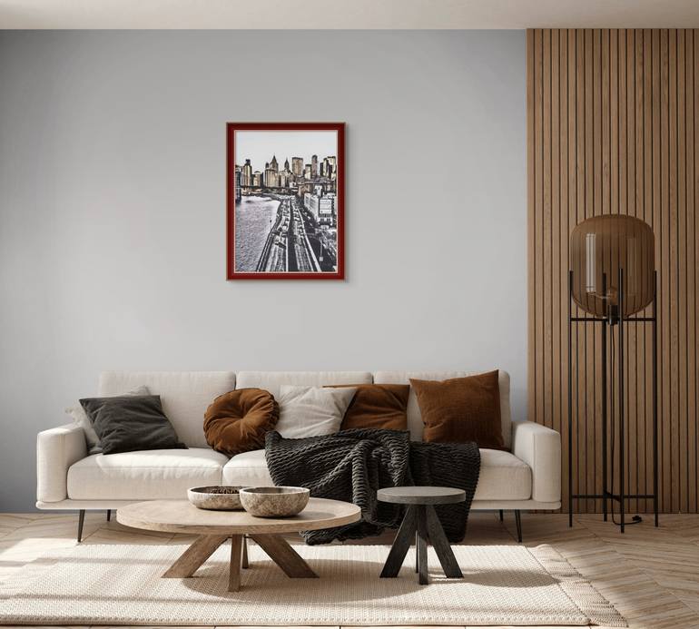 Original Contemporary Cities Mixed Media by Florin Mihai
