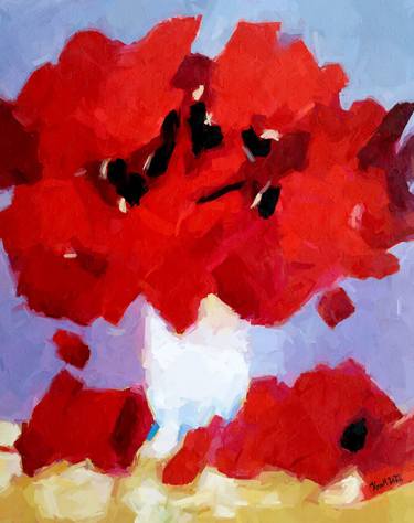 Still life with poppies thumb