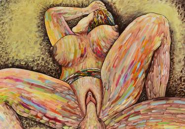 Print of Erotic Paintings by R P Singh