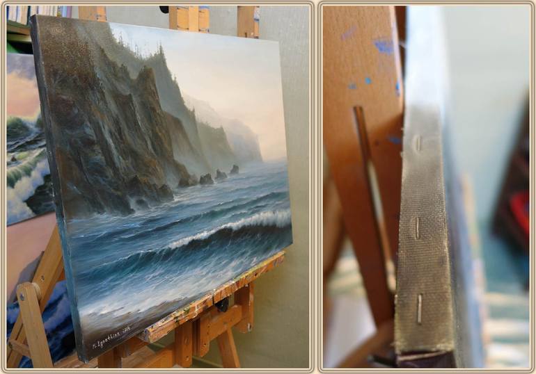 Original Seascape Painting by Mariia Ignatkina