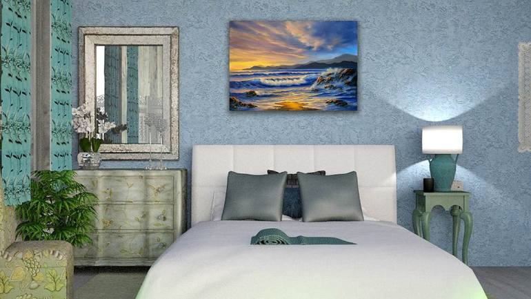 Original Fine Art Seascape Painting by Mariia Ignatkina