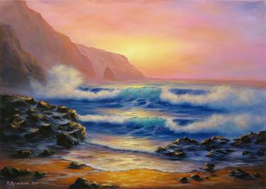 Original Seascape Paintings by Mariia Ignatkina