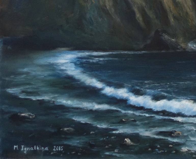 Original Seascape Painting by Mariia Ignatkina