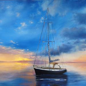 Collection Sailboat paintings 