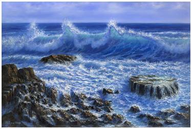 Original Realism Seascape Painting by Mariia Ignatkina