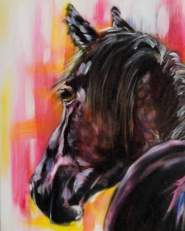 Print of Realism Horse Paintings by Cory Carlin