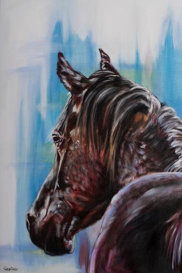 Print of Fine Art Horse Paintings by Cory Carlin