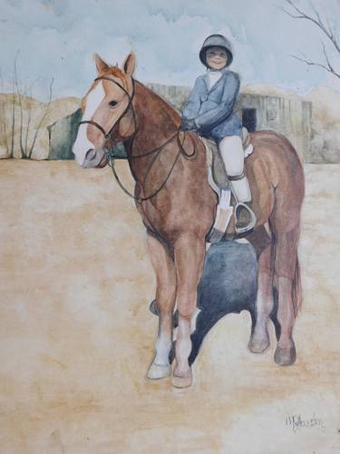 Print of Figurative Horse Paintings by Mary Jane Houston