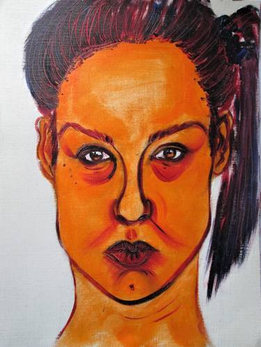 Print of Expressionism Portrait Paintings by Jelica Bulajic