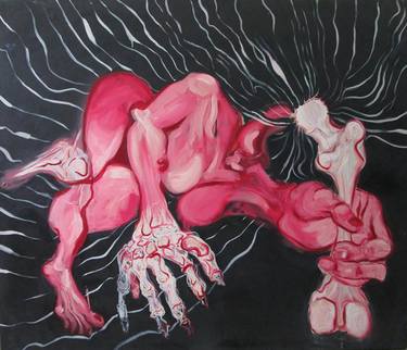 Print of Expressionism Nude Paintings by Jelica Bulajic
