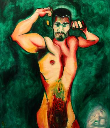 Print of Erotic Paintings by Jelica Bulajic