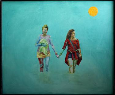 Print of Beach Paintings by Daniel Valeriu Neculai