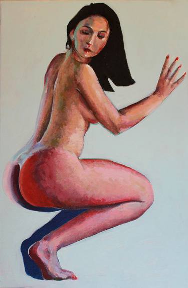 Print of Nude Paintings by Daniel Valeriu Neculai