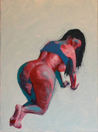 Original Nude Painting by Daniel Valeriu Neculai