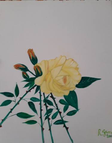 The yellow rose thumb