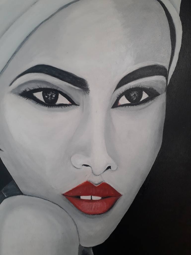 Original Portraiture Women Painting by Rosario Grimaldi
