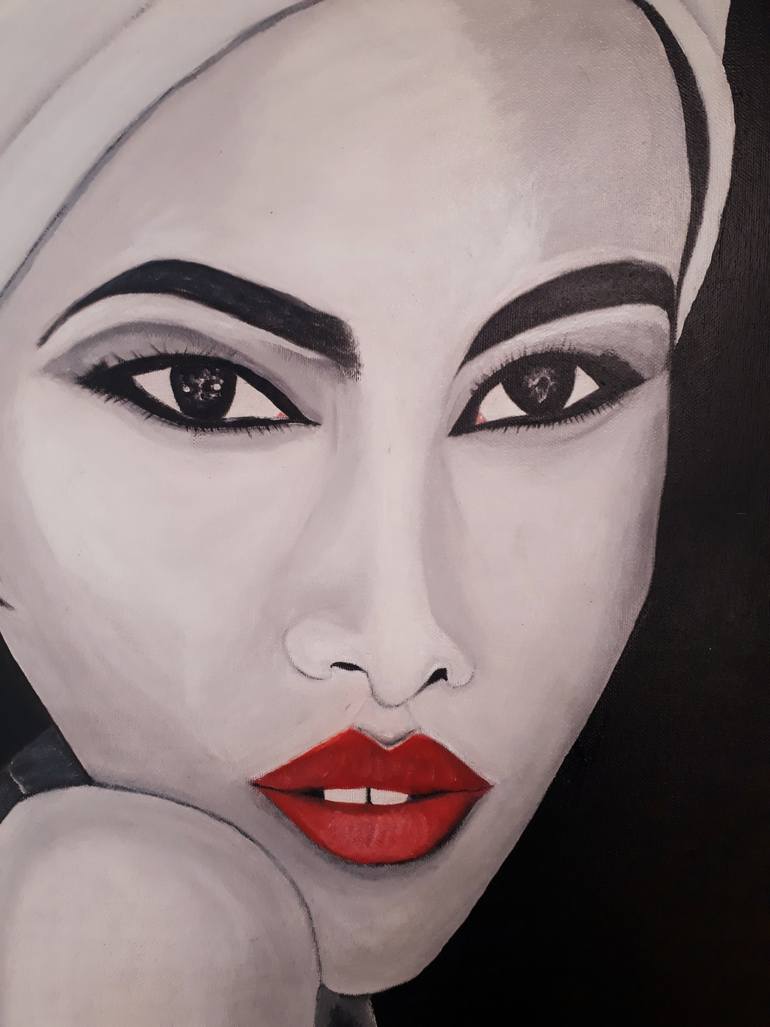 Original Portraiture Women Painting by Rosario Grimaldi